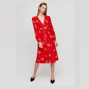 Wilfred Gallery Dress Long Sleeve Printed